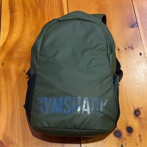 GYMSHARK Green/Black X-Series Backpack PU Coating Neoprene Laptop